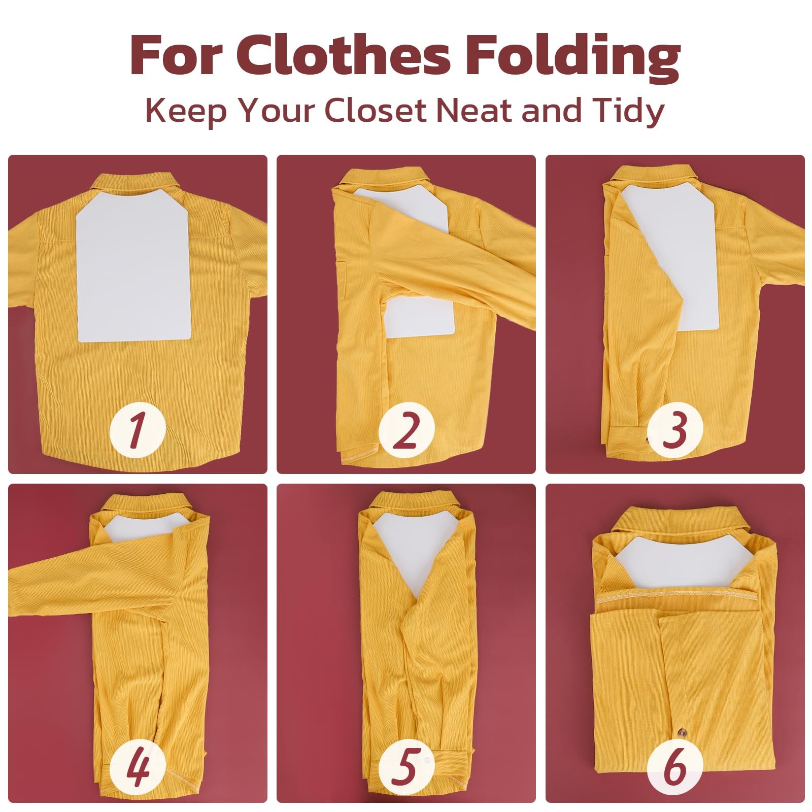 White Cardboard Shirt Insert, 10×13.8 inch, Pack of 25, T Shirt Folder Board …