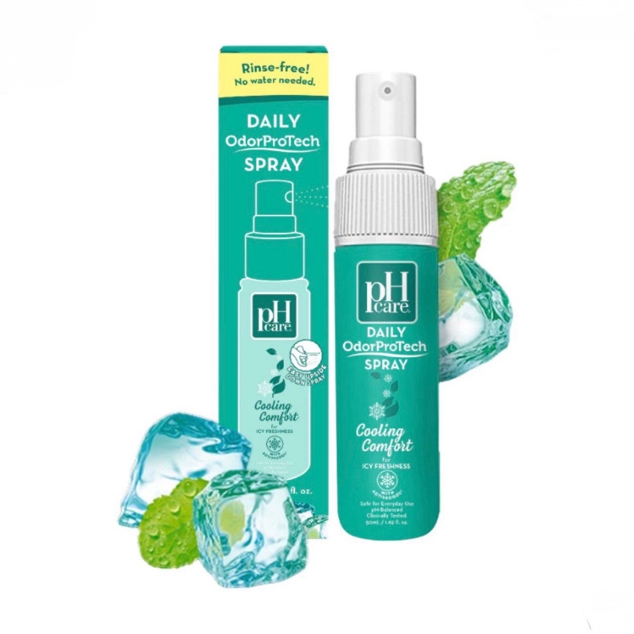 pH Care OdorProTech Spray Cooling Comfort Icy Freshness Rinse-free 50ml
