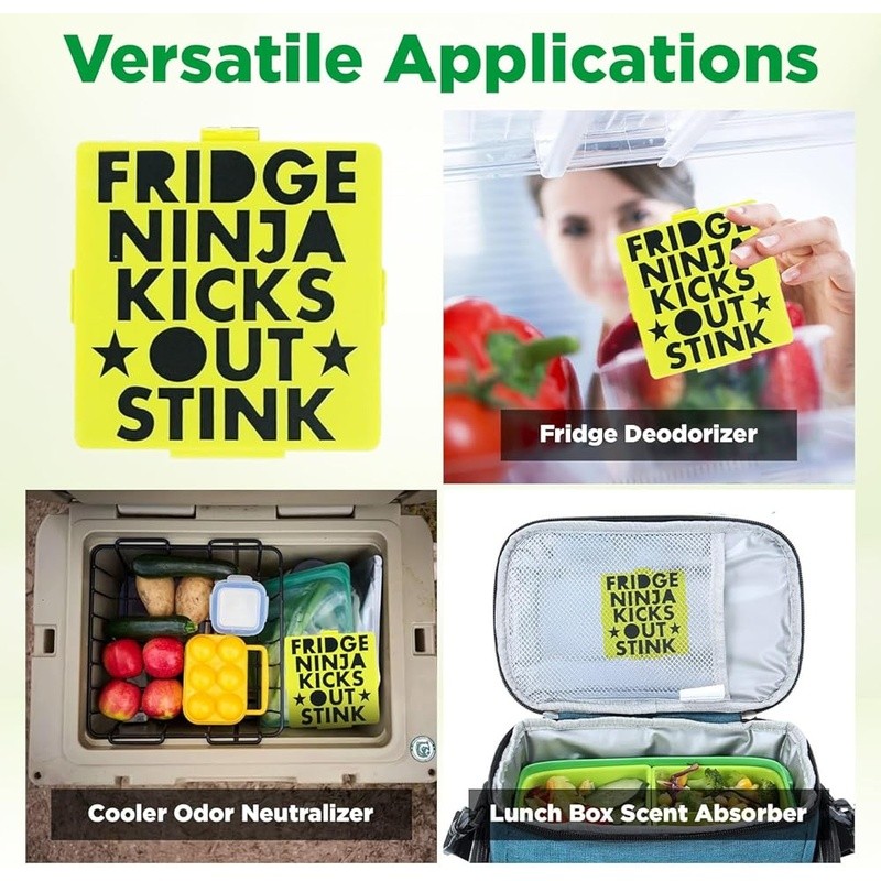 Fridge Deodorizer Activated Carbon Odor Eliminator Freshness Absorber 3 Months