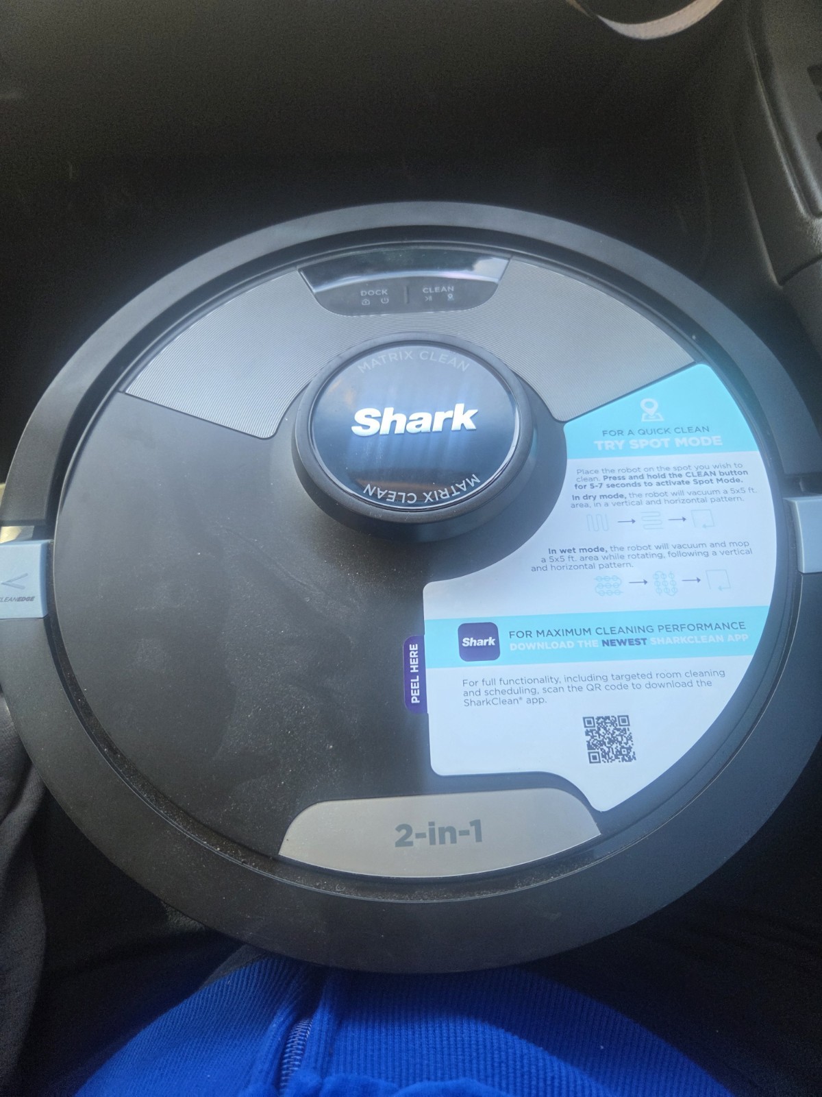 Shark AI Ultra 2-in-1 Robot Vacuum and Mop – Black (RV2610WD)