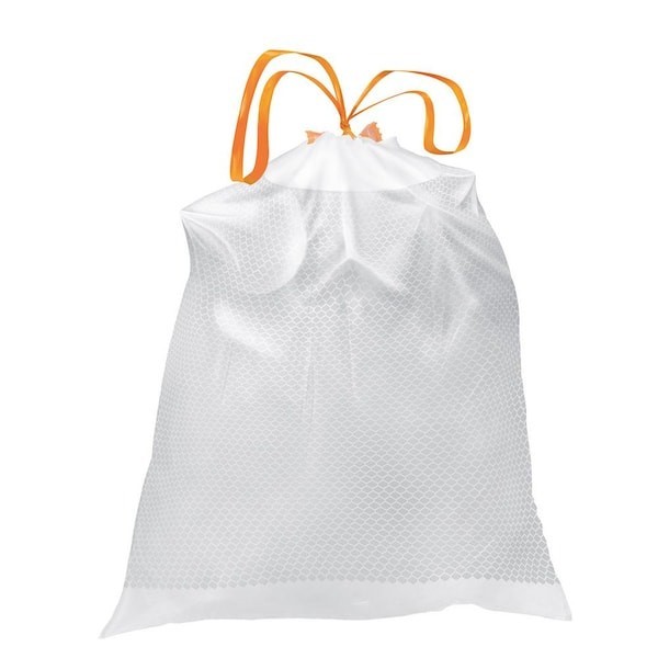 13 Gallon Fresh Scent Tall Kitchen Trash Bags with Drawstring, 200-Count