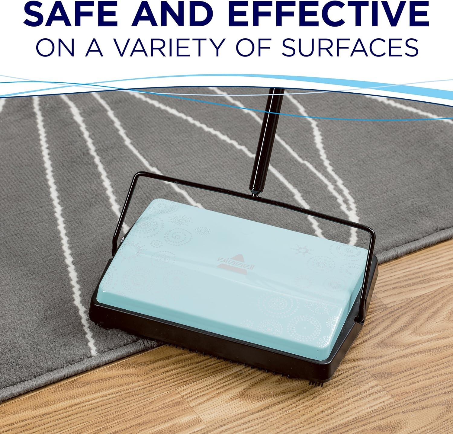 BISSELL Refresh Manual Sweeper – Pirouette, 2199,Blue