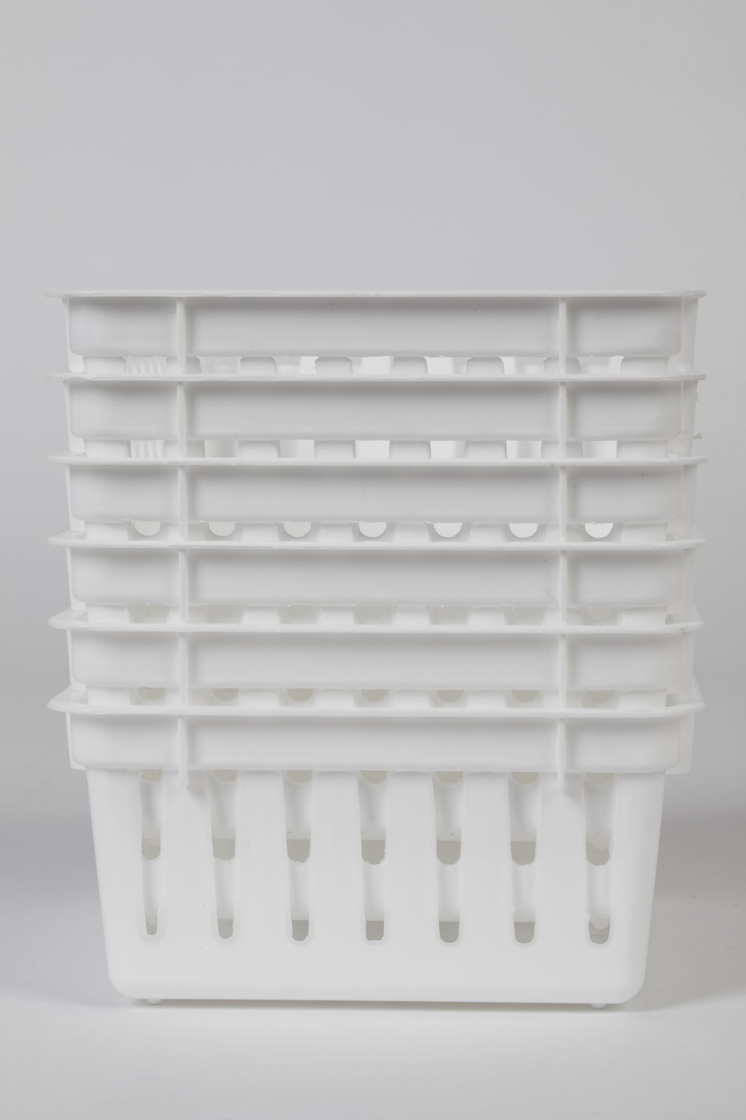 (6 Pack) Mainstays 3-Pack Square Mini Plastic Storage Tray Organizers, Stackable