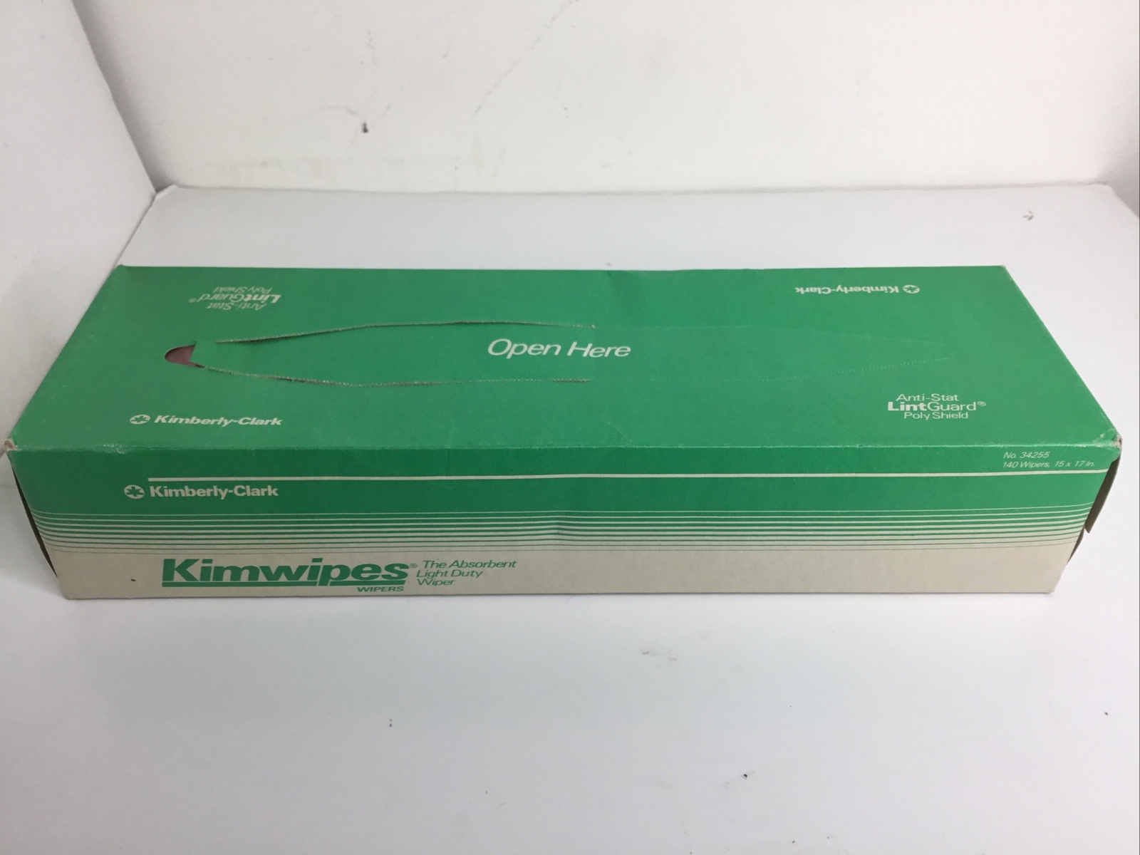 Kimberly-Clark 34255 Antistat=treated Kimwipes Delicate Task Wiper – 140/Box New