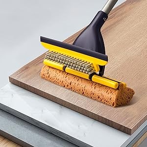 Sponge Mop Home Commercial Use Tile Floor Bathroom Garage Cleaning | Total 2