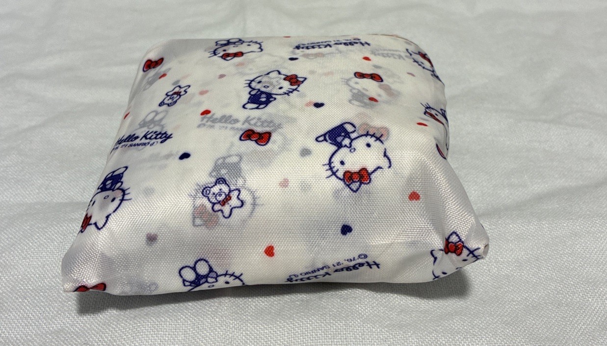Hello Kitty Portable Foldable Reusable Shopping Shoulder Tote Bag 39x39cm