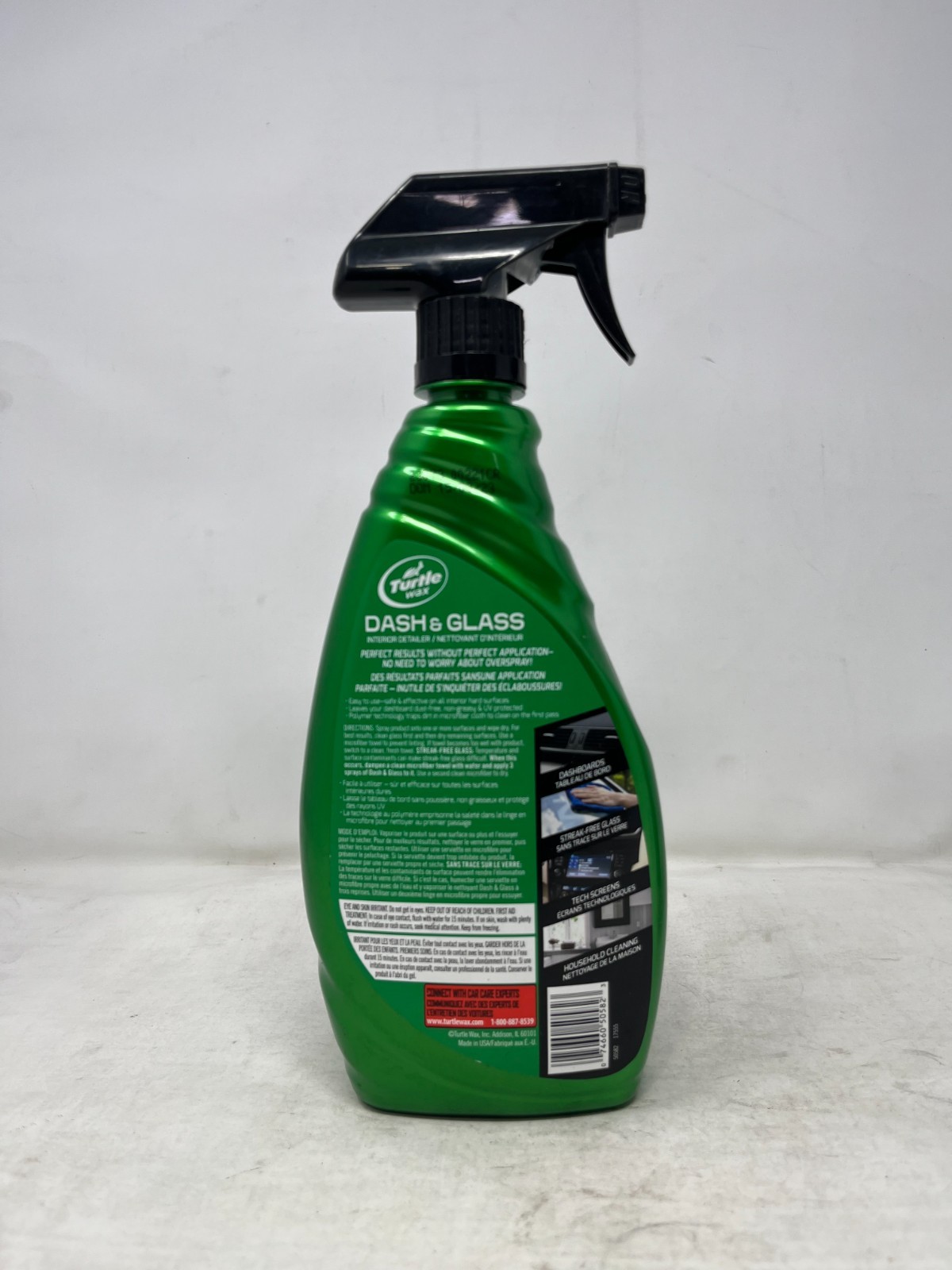 2x Turtle Wax 1-Step Dash & Glass Interior Detailer, Caribbean Crush Scent, 23oz