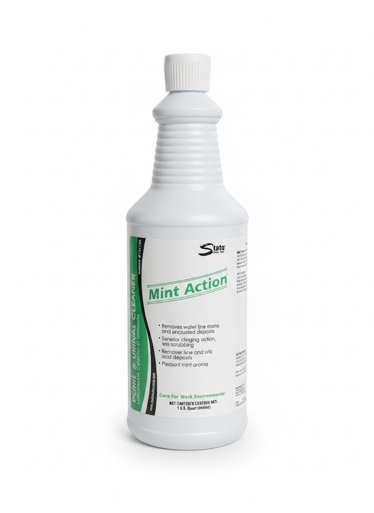 State Mint Action Toilet Bowl Urinal Cleaner Descaler 1 US Quart (946mL)