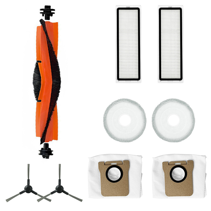 Main Side Brush Filter Wipe Dust Bag For Xiaomi X20 MAX/X20 PRO Vacuum Cleaner