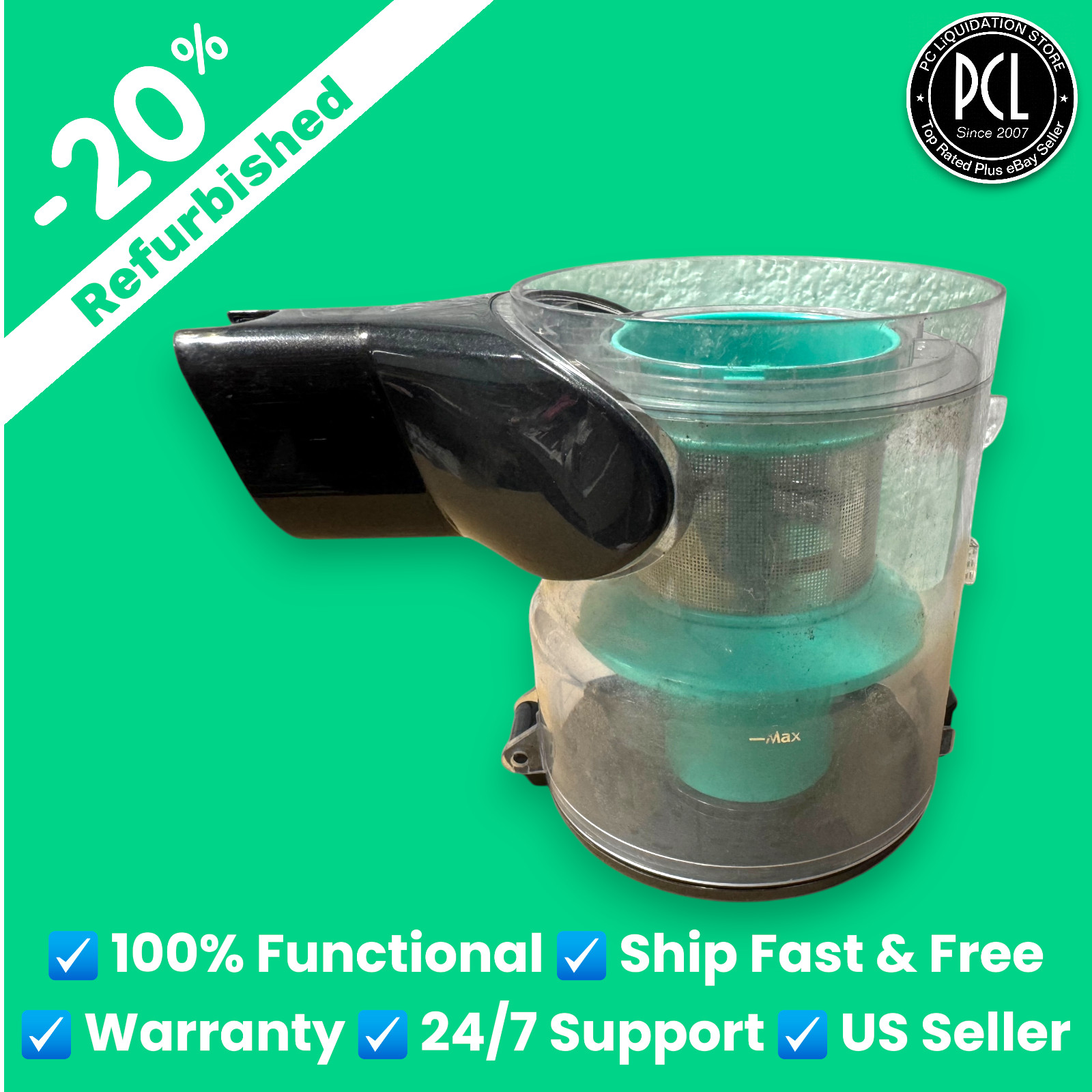 ✅ Wyze Wireless Cordless Stick Vacuum S WCLVAC-S・OEM Genuine Dust Bin Cup ✅