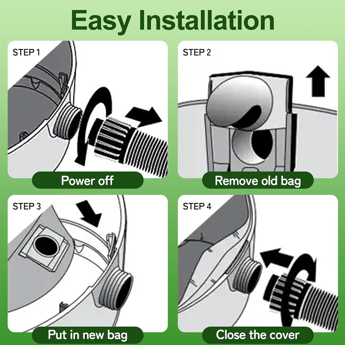 90667 Micro Shop Vac Bags Filter Bags, For Shop-Vac 1-1.5 Gallon Wet/Dry Vacuums