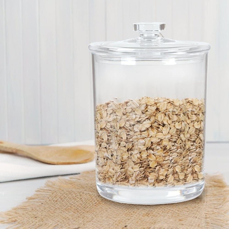 Acrylic Storage Jar Shatterproof Dustproof Large Capacity Ideal Home Office New