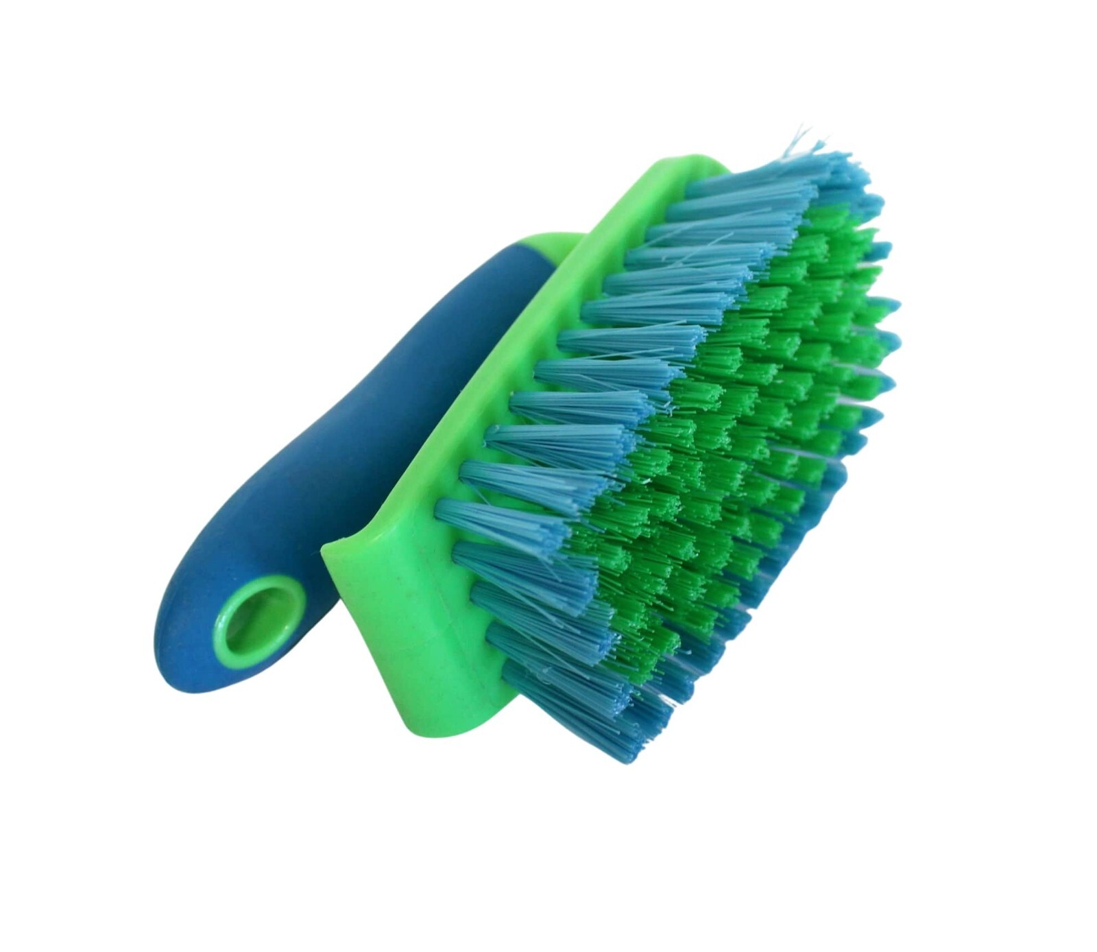 2 Pack Multi Purpose Plastic and Nylon Bristle Household Cleaning Brushes