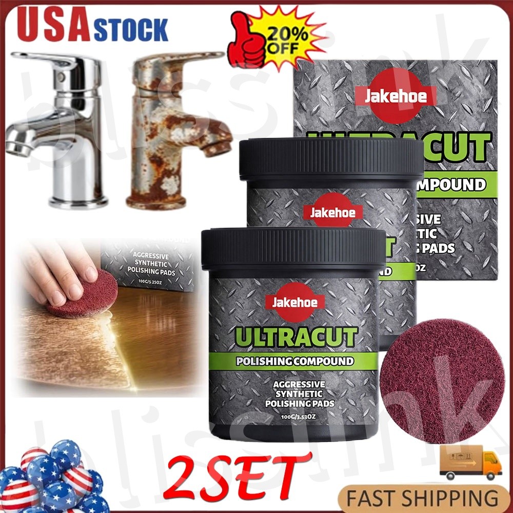 2x100G Surface Restoration Polish With Pad, 2026 New Ultracut Polishing Compound
