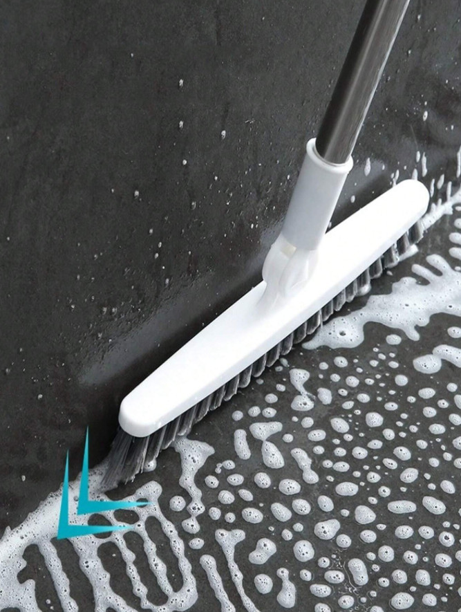 1 pc Long Handle Floor Brush 34.8″ Hard Bristle Crevice Cleaner for Home Use