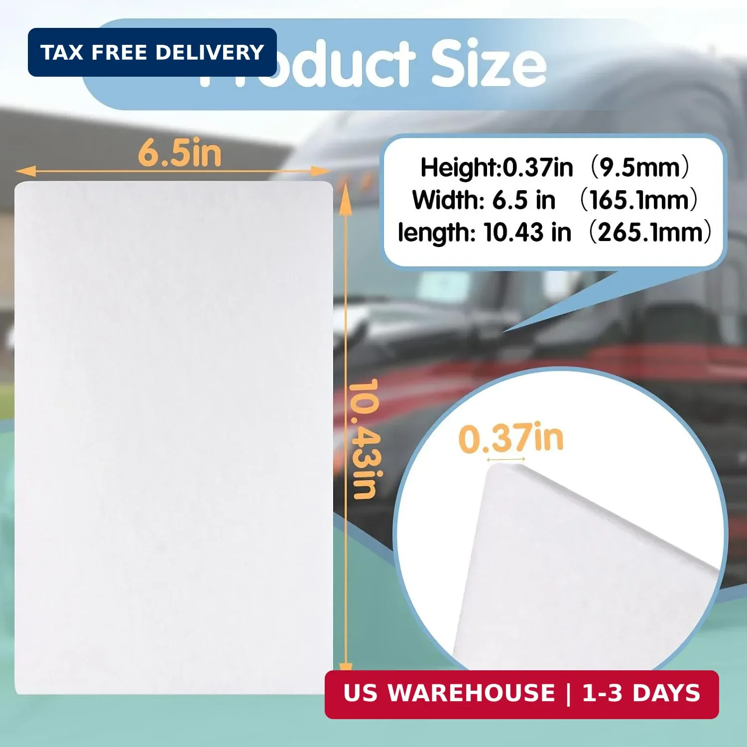 4 Pack Cabin Air Filter Fit for Freightliner Cascadia Trucks 2019-2023, Upgrade