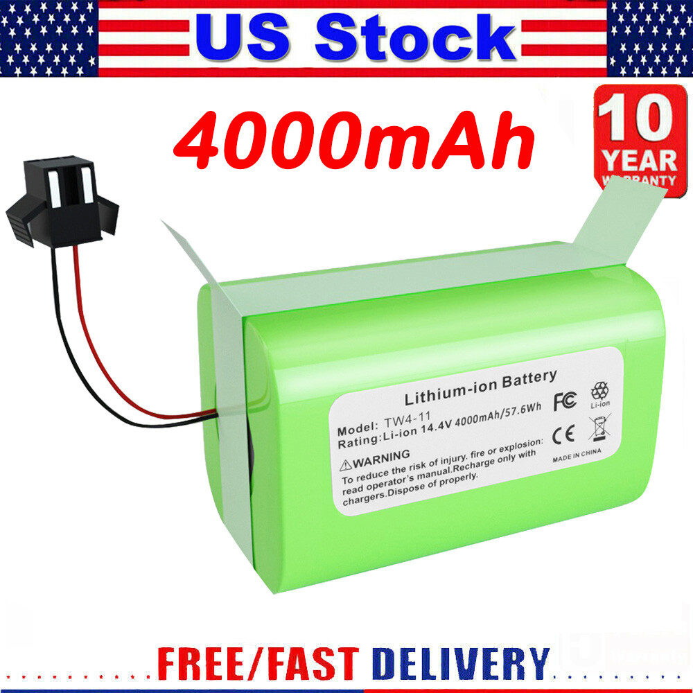 TW4-11 Battery For Ecovacs Deebot N79 N79S N622 DN621 Cordless 4.0Ah Replacement
