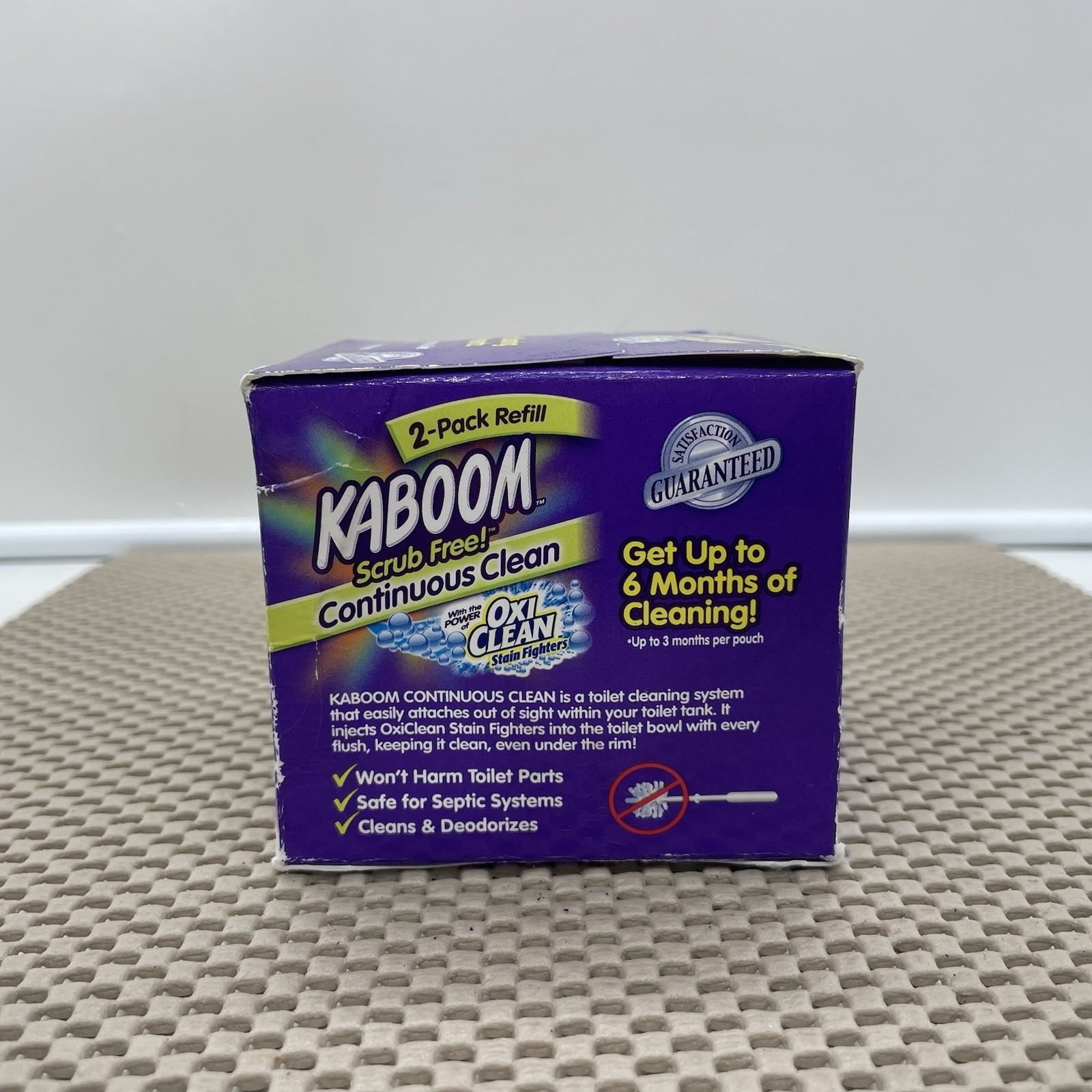 Kaboom Scrub Free Continuous Clean Toilet Cleaning Refill 2 Count