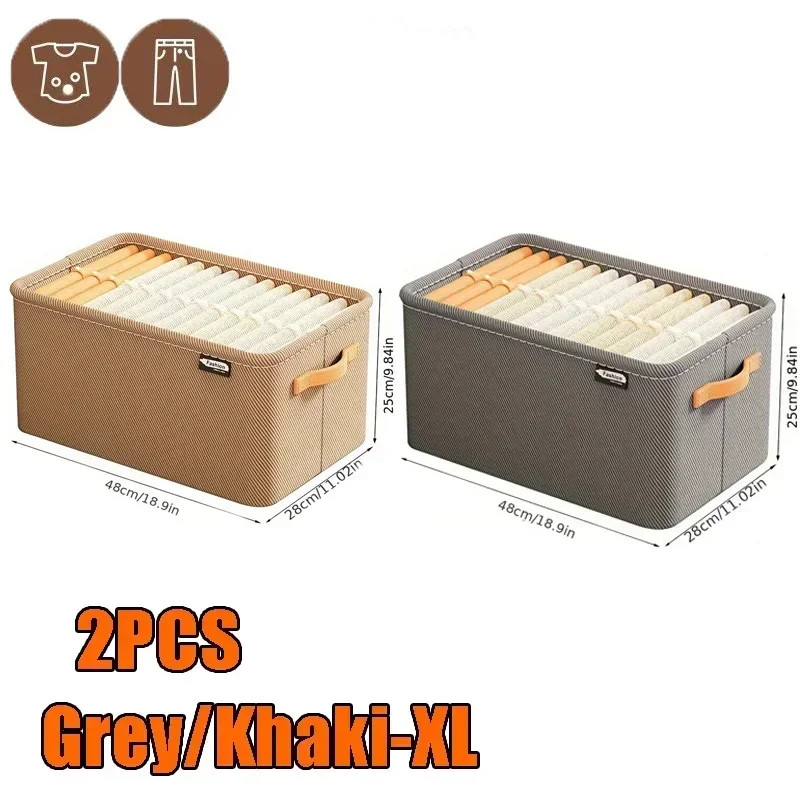 Thick Clothes Organizer Box Wardrobe Closet Drawer Divider for Jeans Sweaters