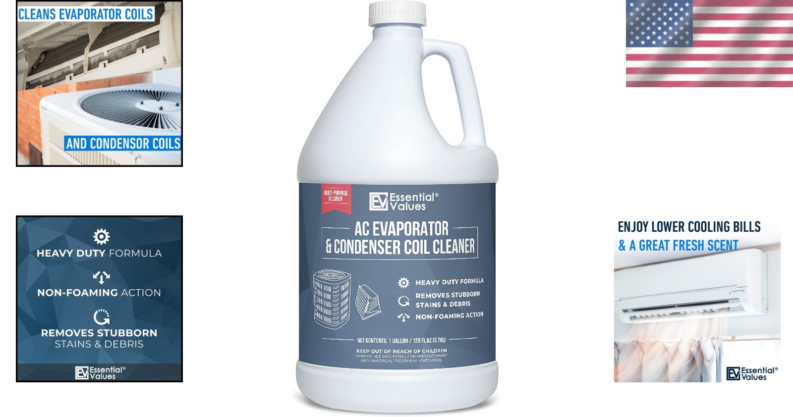 Commercial & Residential AC Coil Cleaner – Gallon
