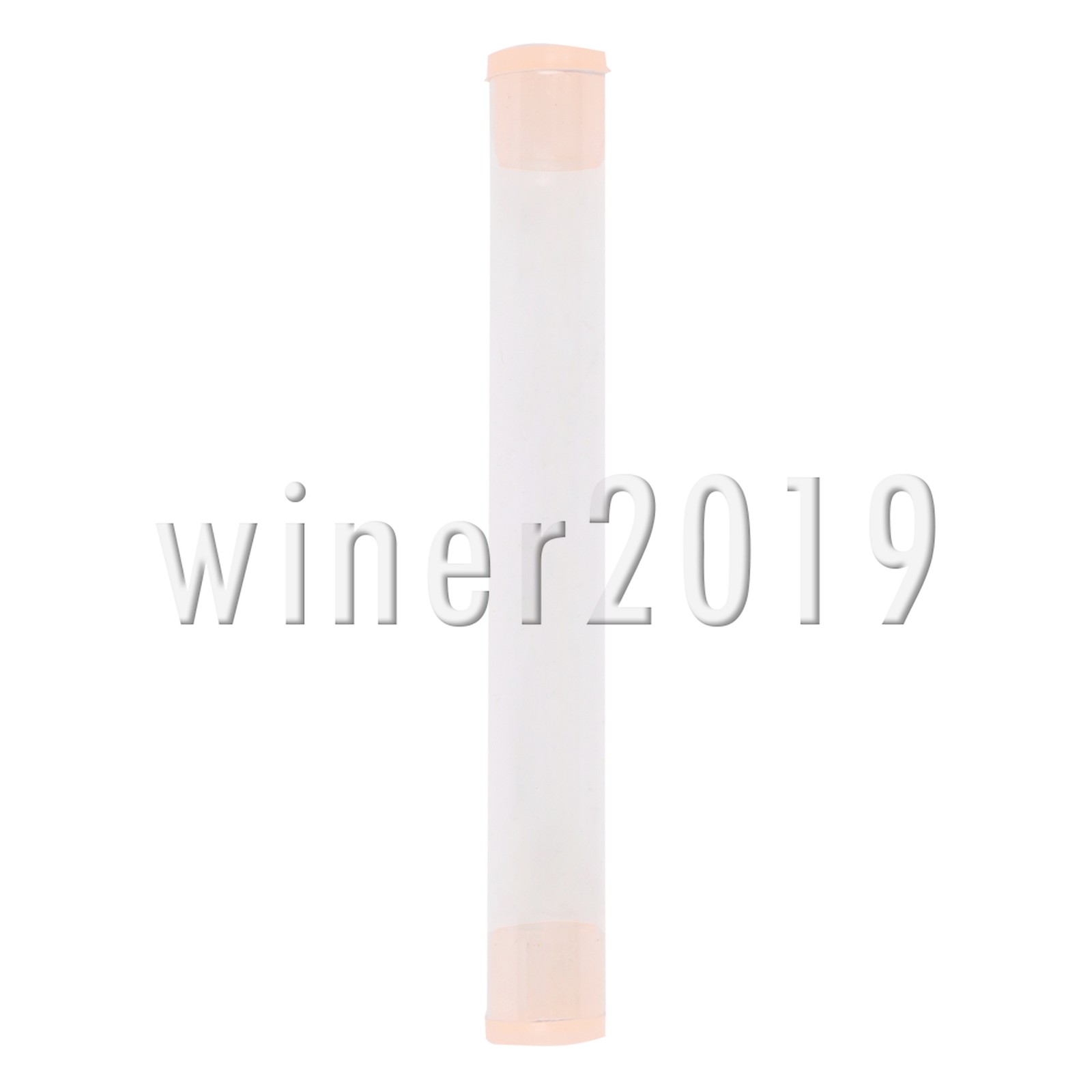 3x Plastic Sewing Storage Tube 1.2x10cm for Beads Needles Crochets Knits