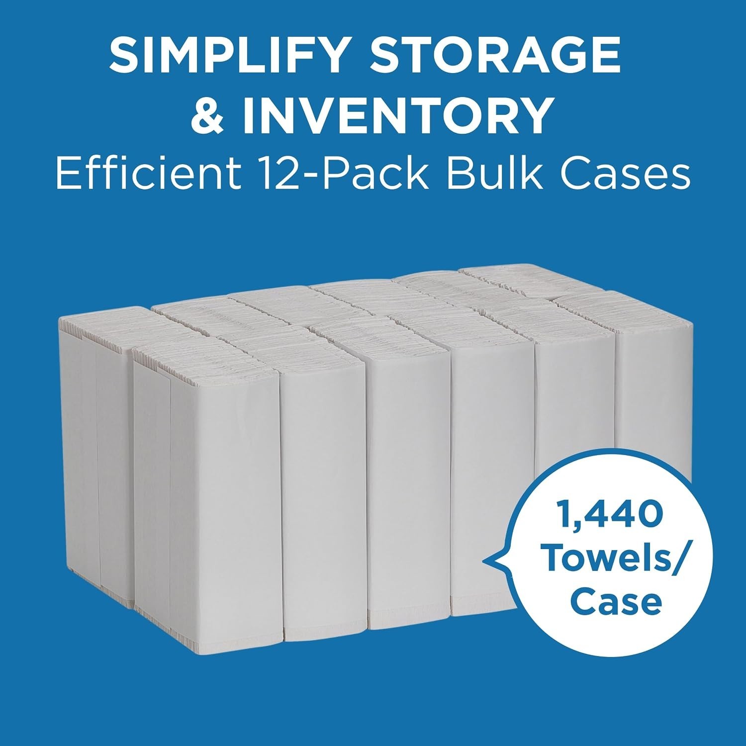 Pacific Blue Select by PRO C-Fold 2-Ply Paper Towels, White, 3.6” Folded Wid…