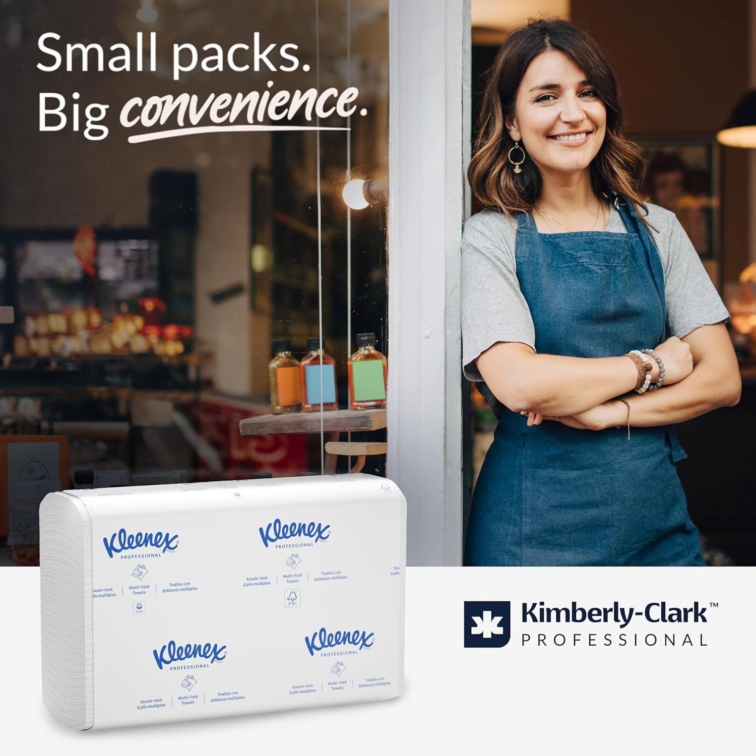 Professional Absorbent Multifold Paper Towels – 9.2″ x 9.4″, 1,200 Total Sheets