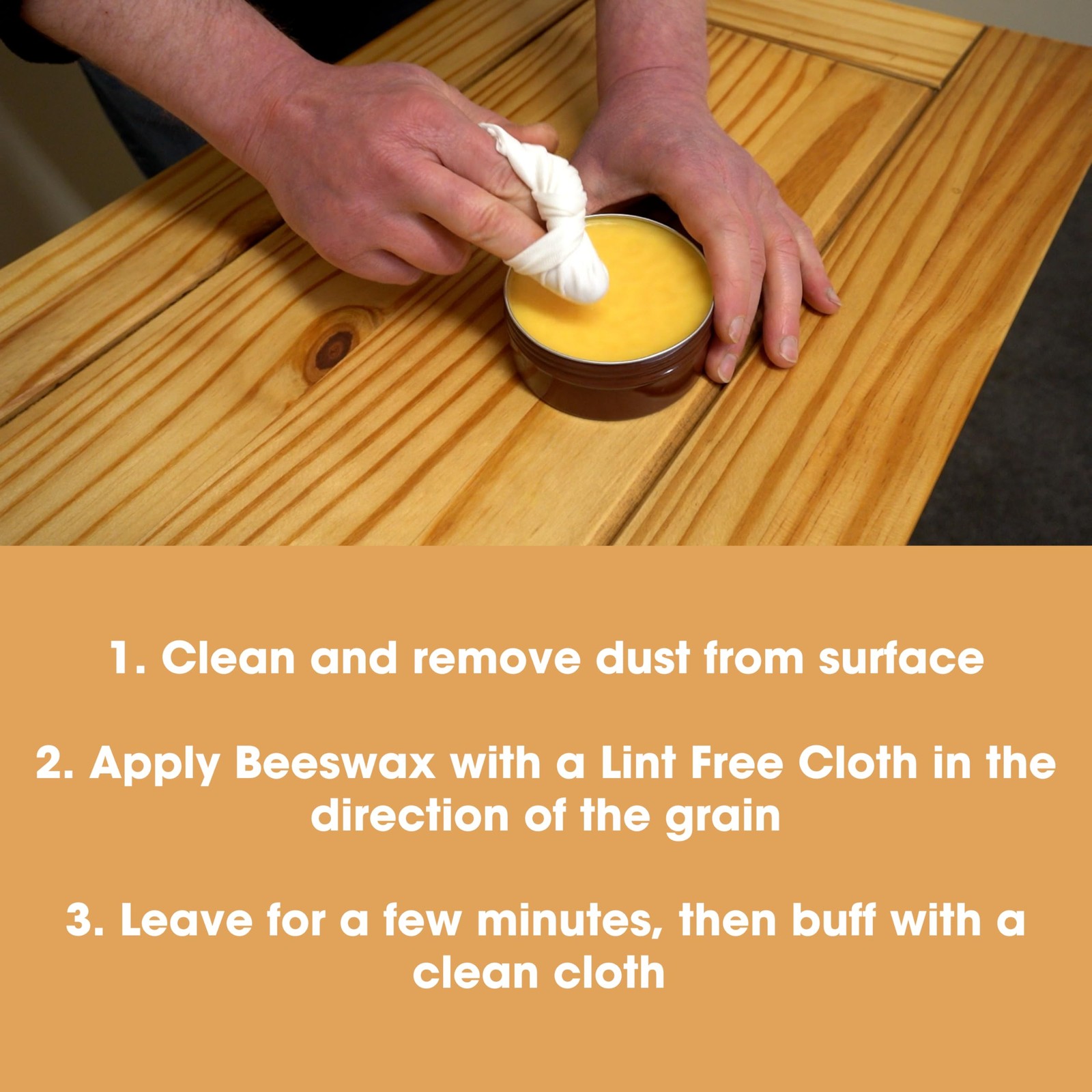 Beeswax Polish for Wood: Condition, Restore, Protect & Waterproof Furniture