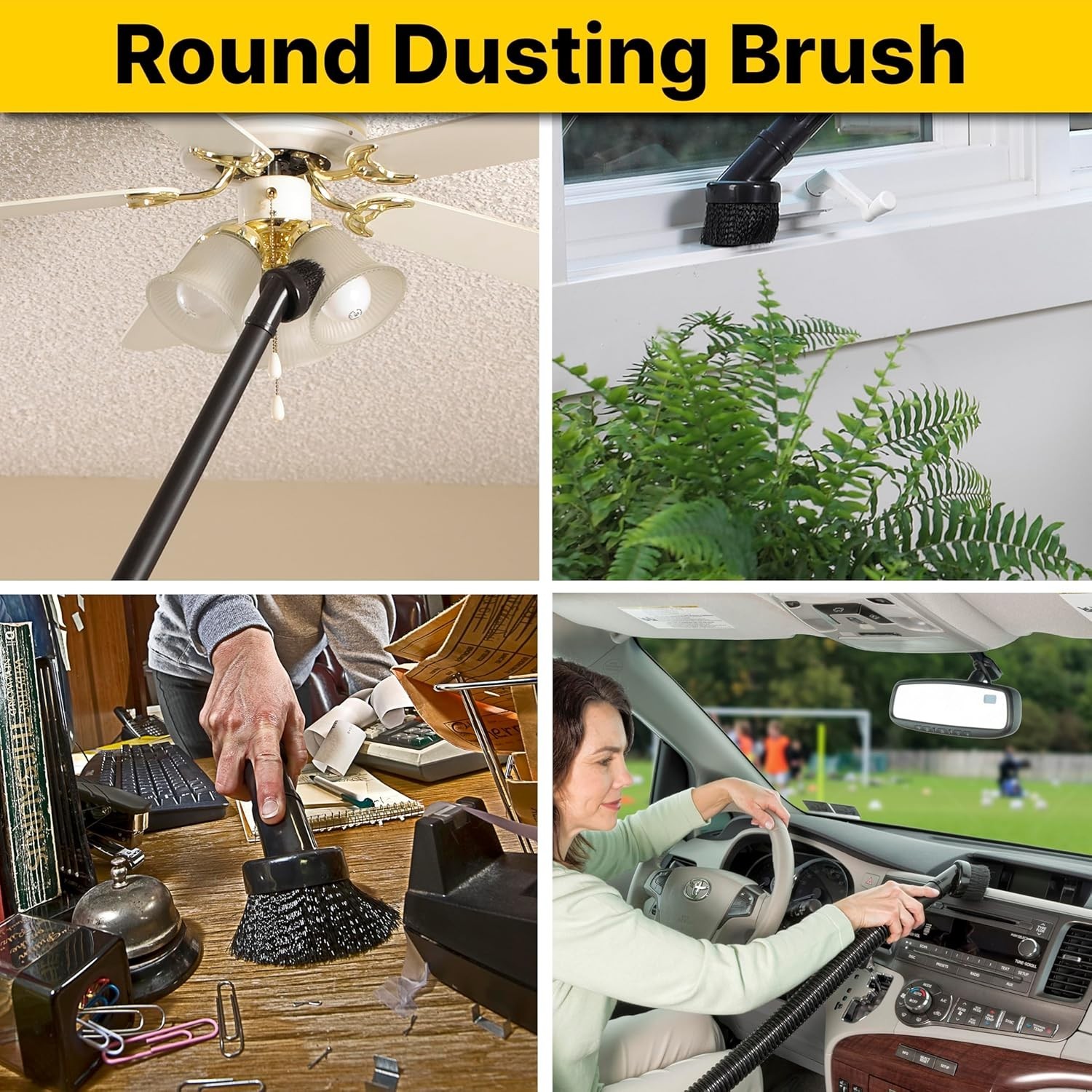 Effortless Cleaning: 1.25-Inch Kit with Brush, Crevice Tool & Gulper Nozzle