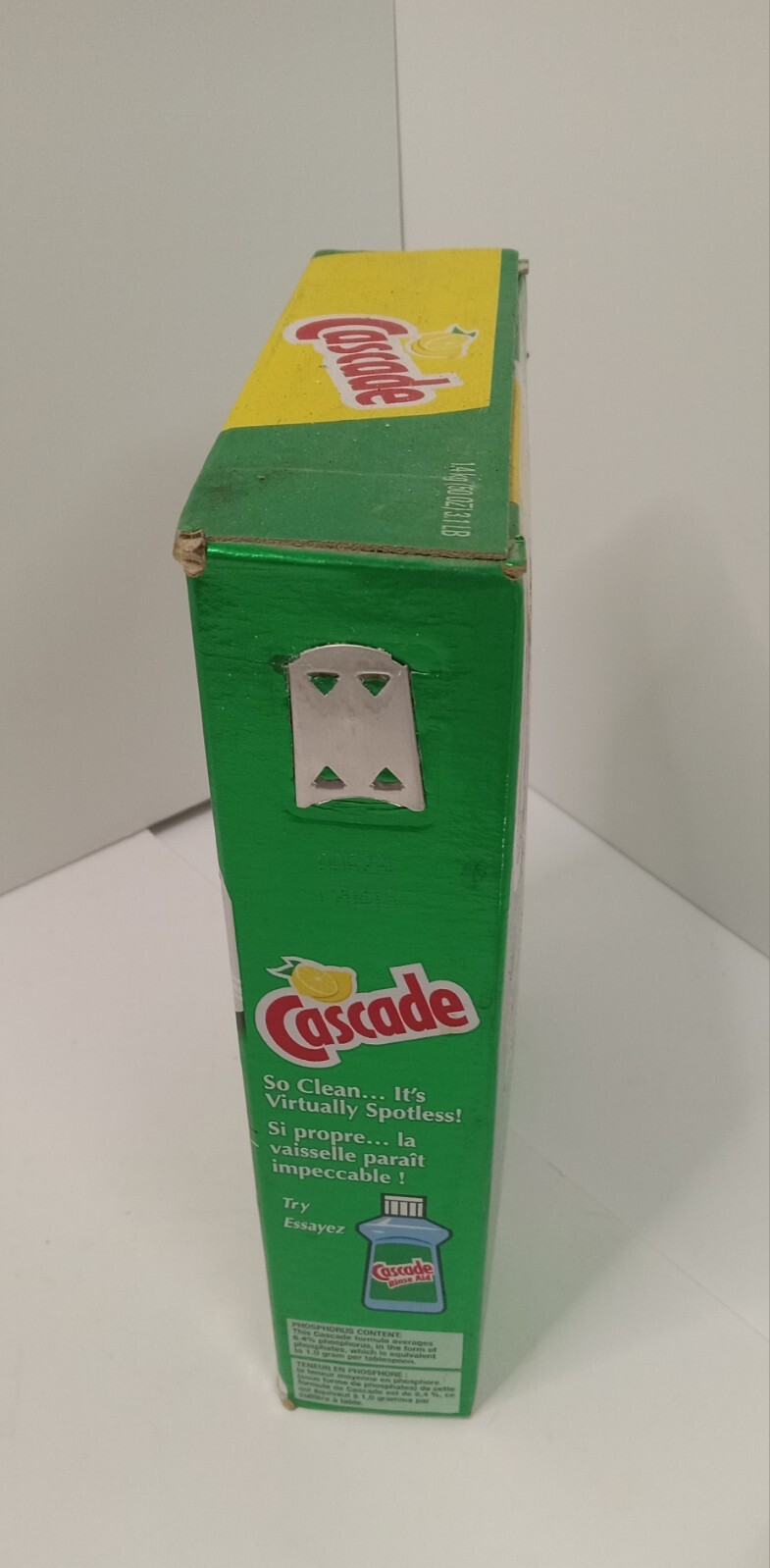 Cascade Lemon 1990s VINTAGE dishwasher powder 2.5Lbs Left Pure Rinse Formula
