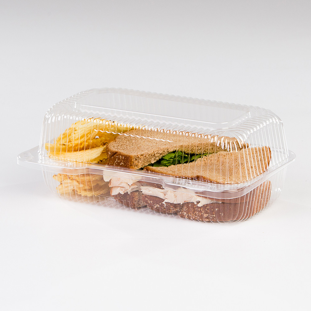 Detroit Forming LBH-523 Hinged Locking Lid Container 7.75″ x 3.75″ x 3.5″ 500/CT