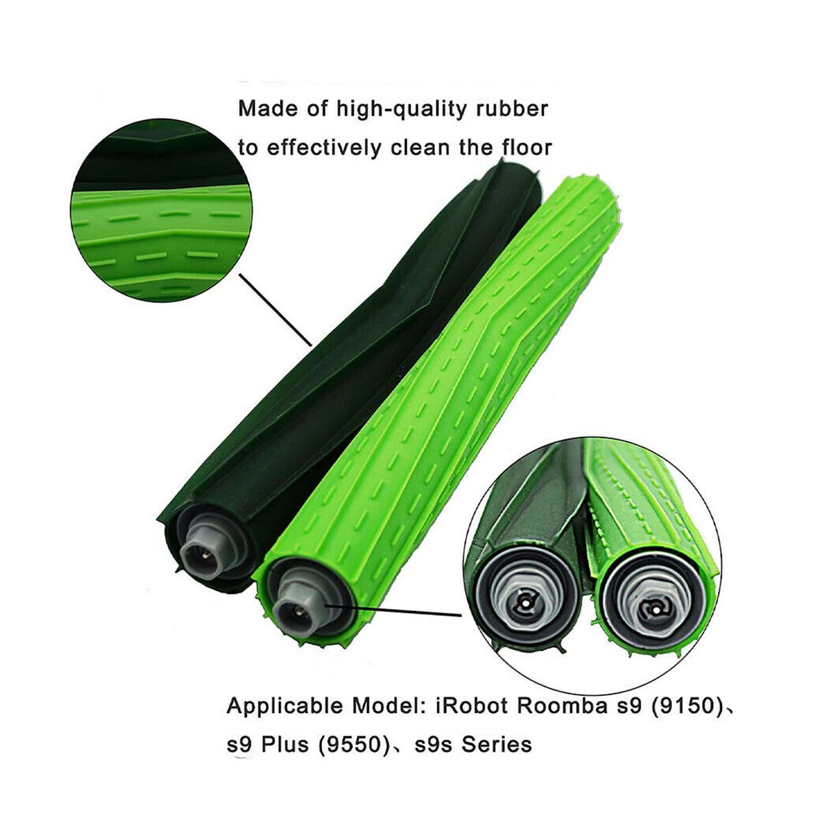 for iRobot Roomba S9 9150 / S9 + Plus 9550 Robot Vacuum Roller Brushes