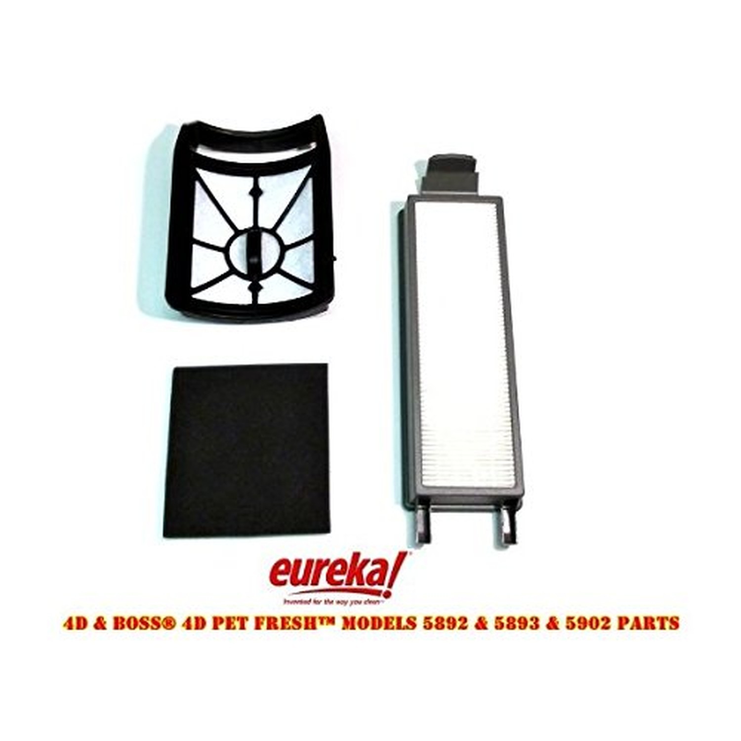 Eureka 4D Boss, Pet Fresh Bagless Upright Filter Kit. Fits 5892AVZ, 5892BVZ, …