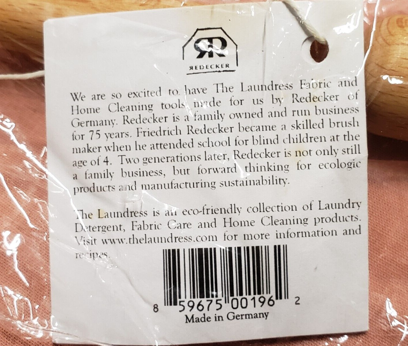 The Laundress / Redecker – Duster For Small Spaces – Dual Sided / Wood – GERMANY