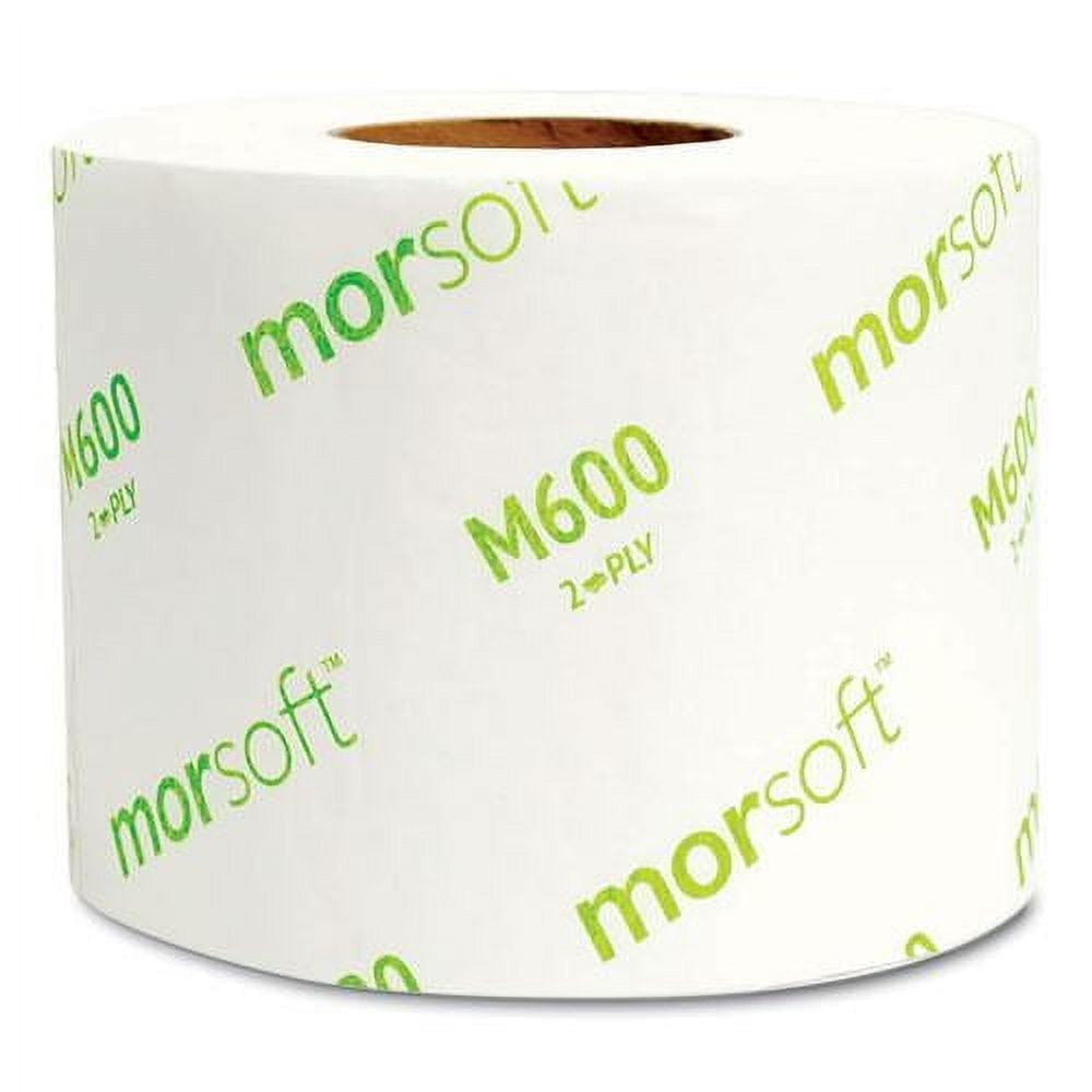 Tissue Morsoft Controlled Toilet Paper Septic Safe 2-Ply White