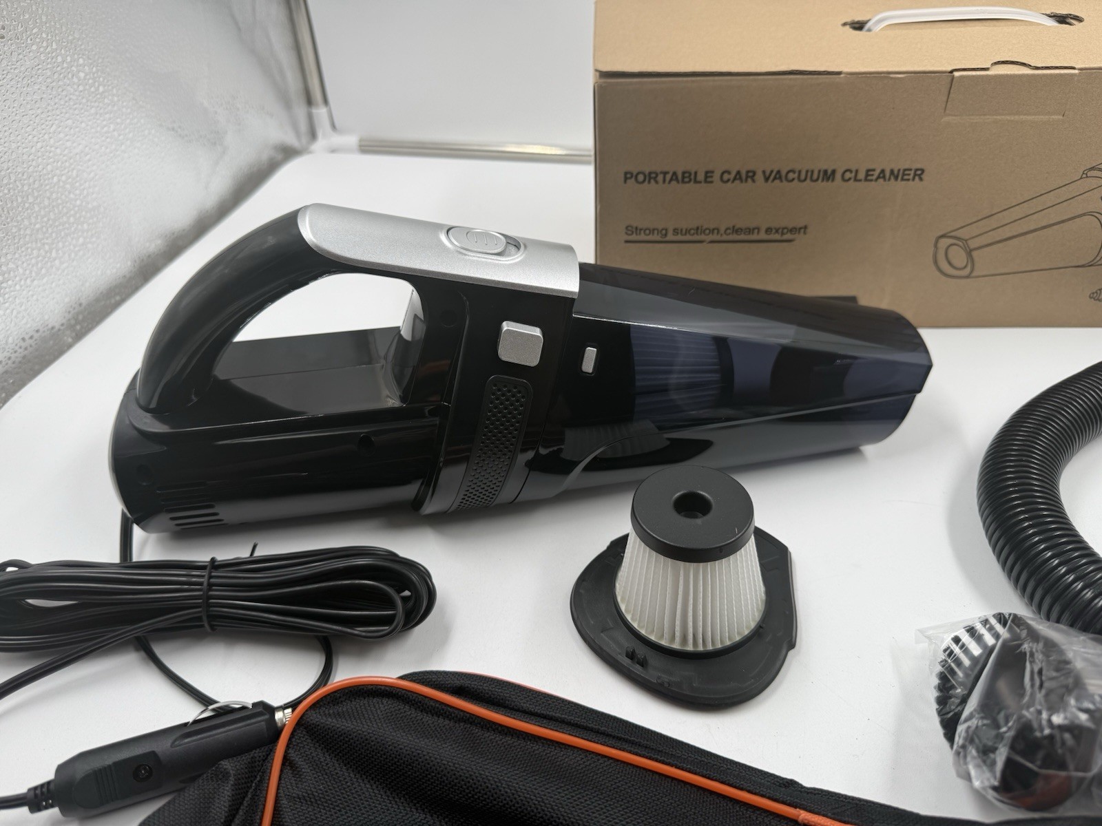Car Vacuum, Portable Vacuum Cleaner with Powerful 7000PA Suction, DC 12V Power 1