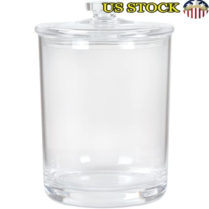 Acrylic Storage Jar Shatterproof Dustproof Large Capacity Ideal Home Office New