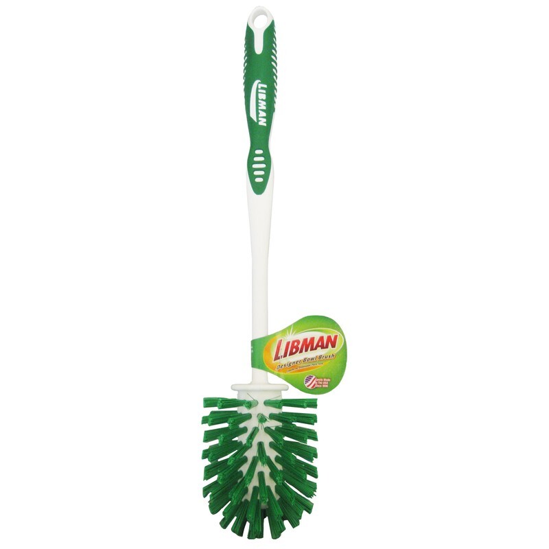 Libman 1″ W Hard Bristle 14″ L Plastic/Rubber Handle Bowl Brush Easy to clean