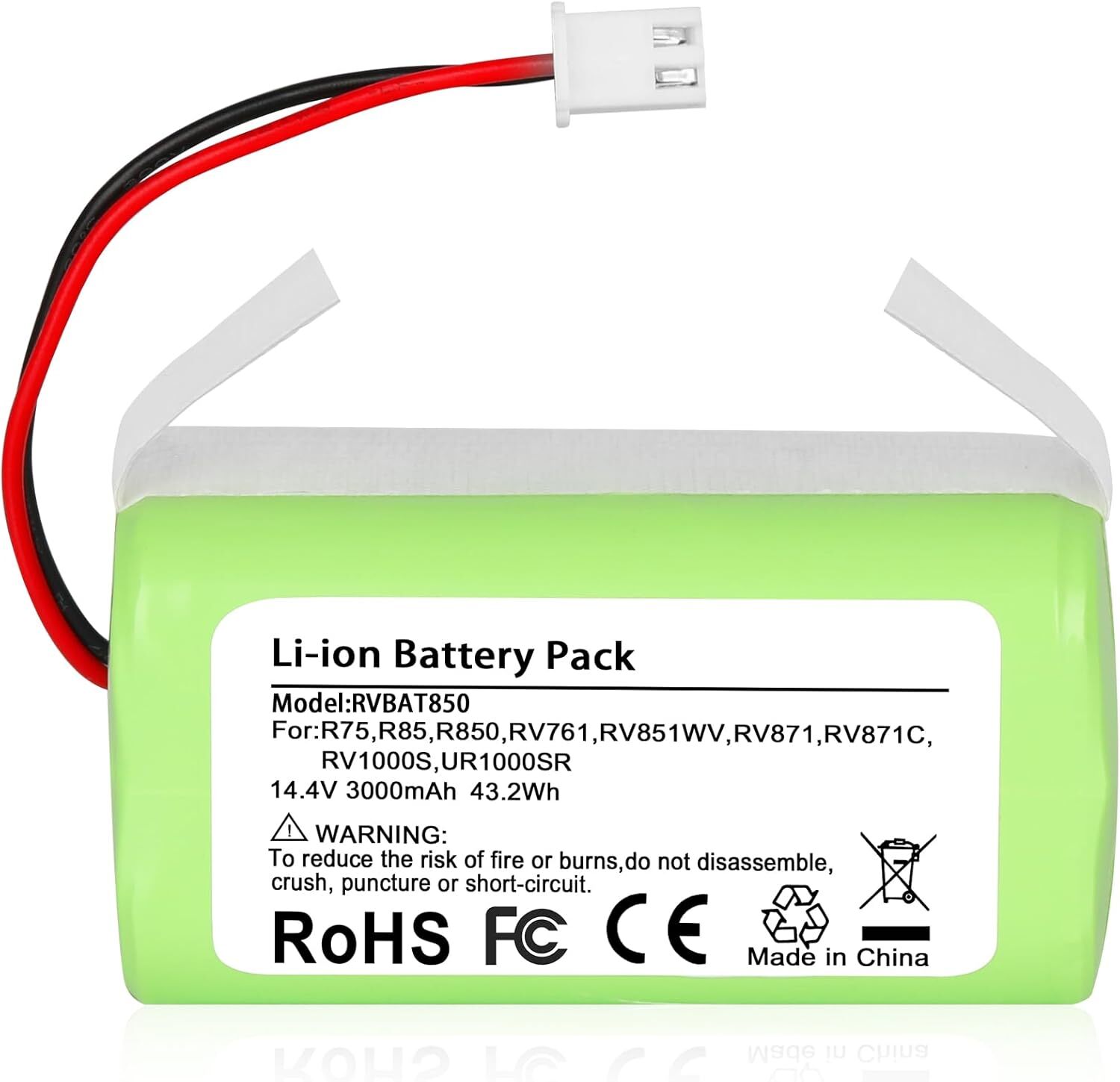 New Battery For Shark Vacuum RV1001AE UR1005AE RV1101ARUS UR1105ARUS RVBAT850