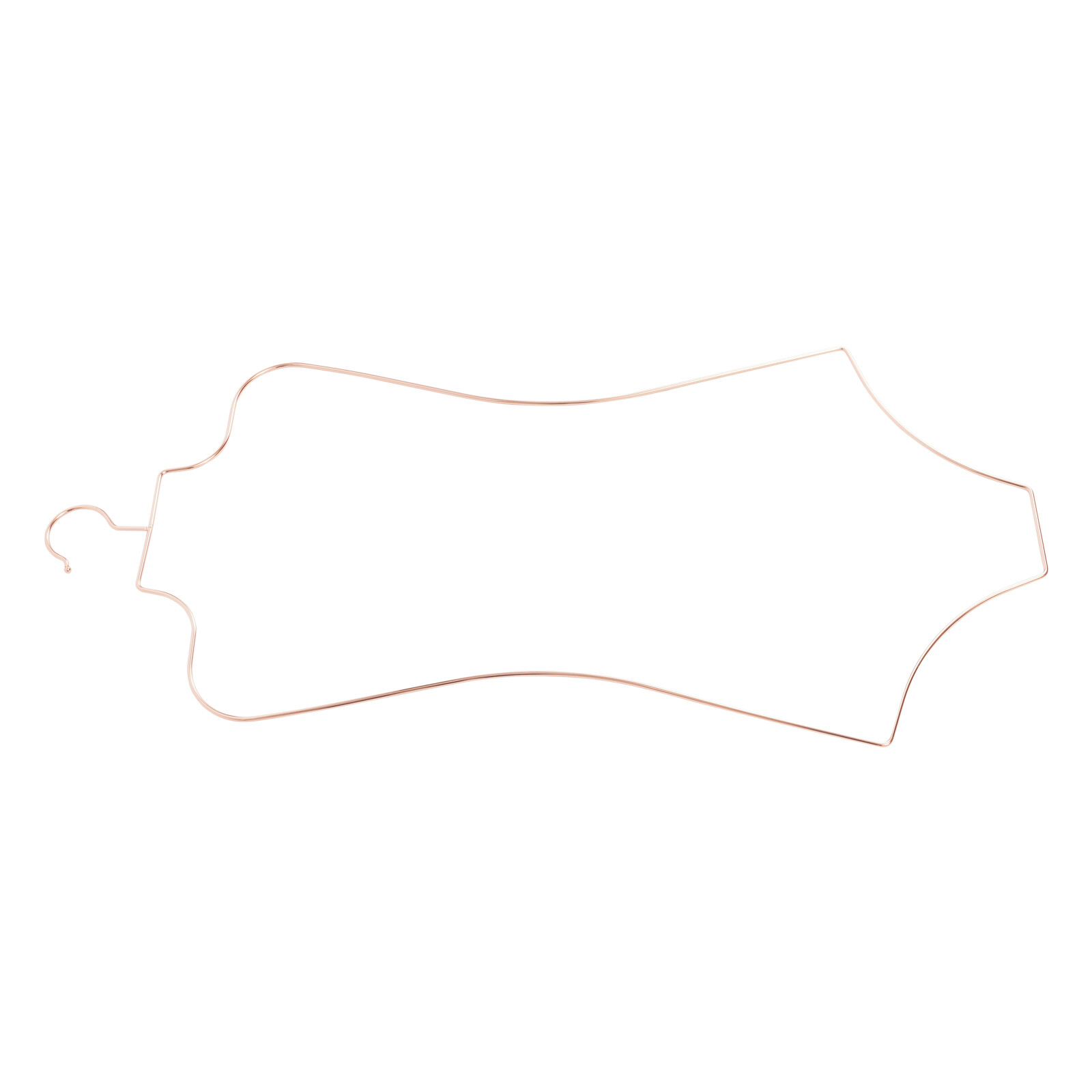 Rose Gold 10-Pack Body Shape Display Hangers for Swimwear and Lingerie