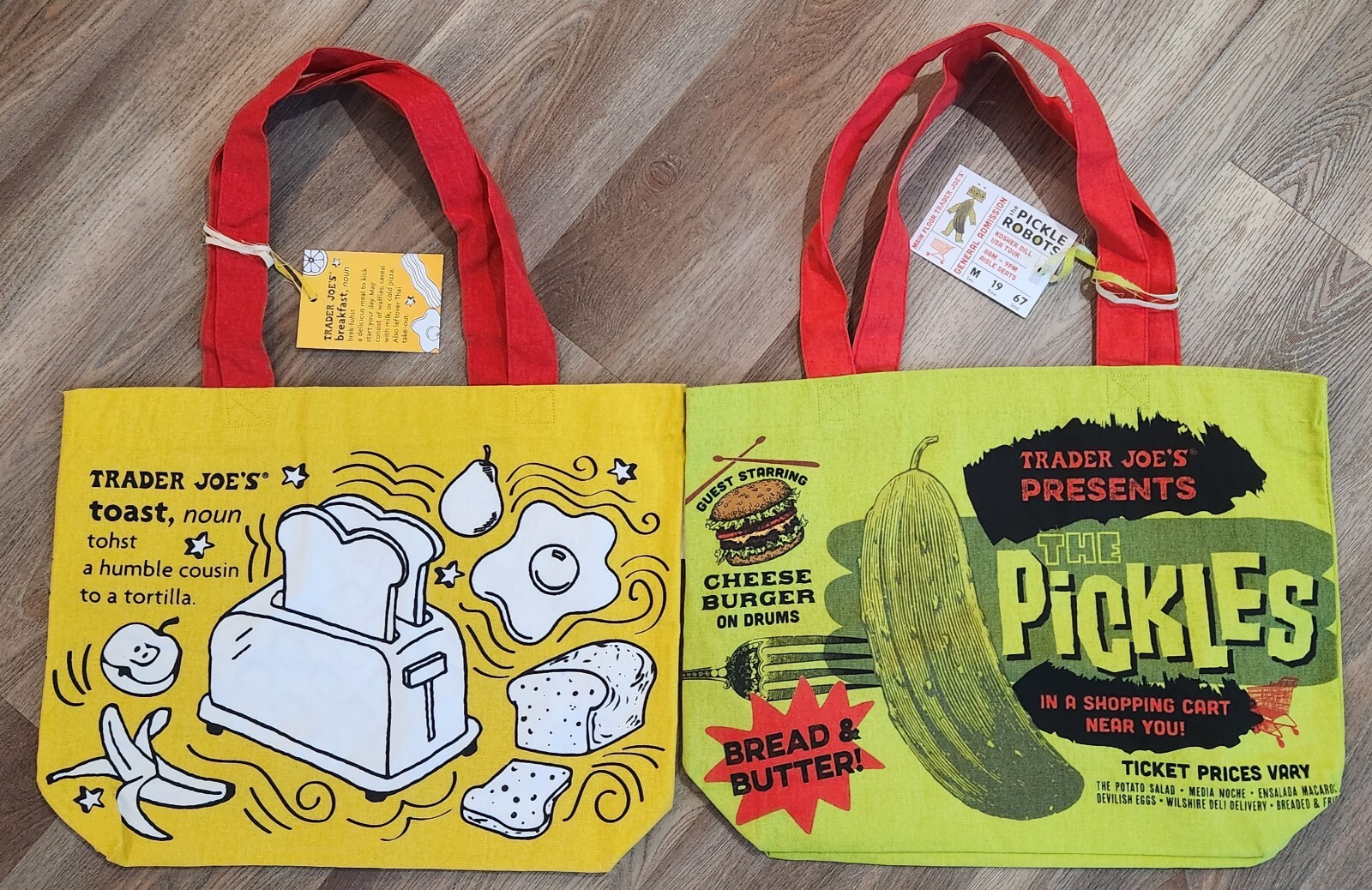 TRADER JOE’S REGIONAL TOTE BAG REUSABLE FREE SHIPPING *Choose Your Style*