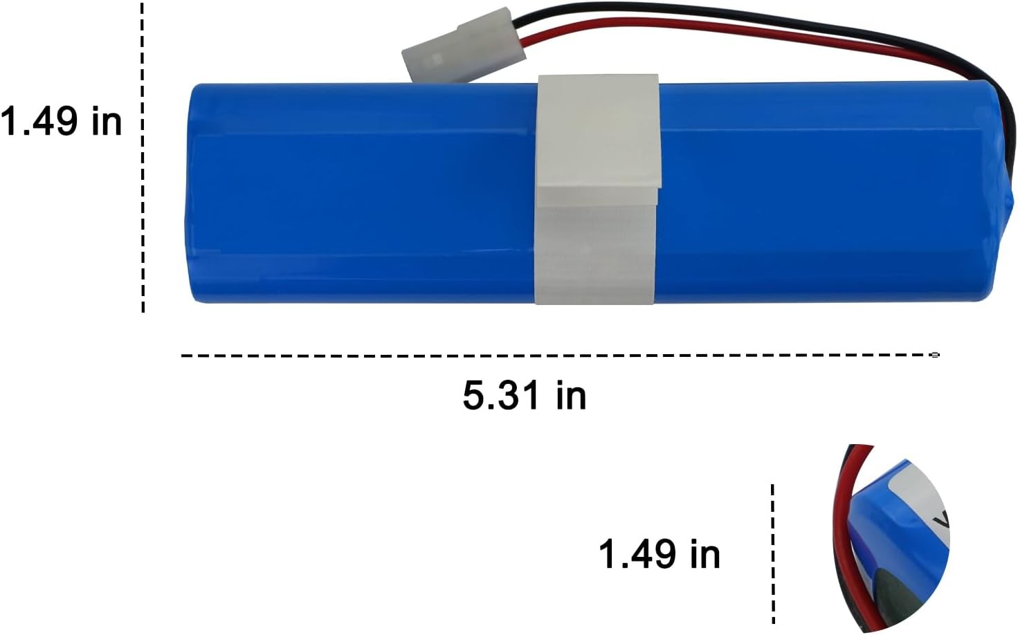 5200mAh Battery Replacement for ROEMO D093 4S2P Robot Vacuum Cleaner with Tools