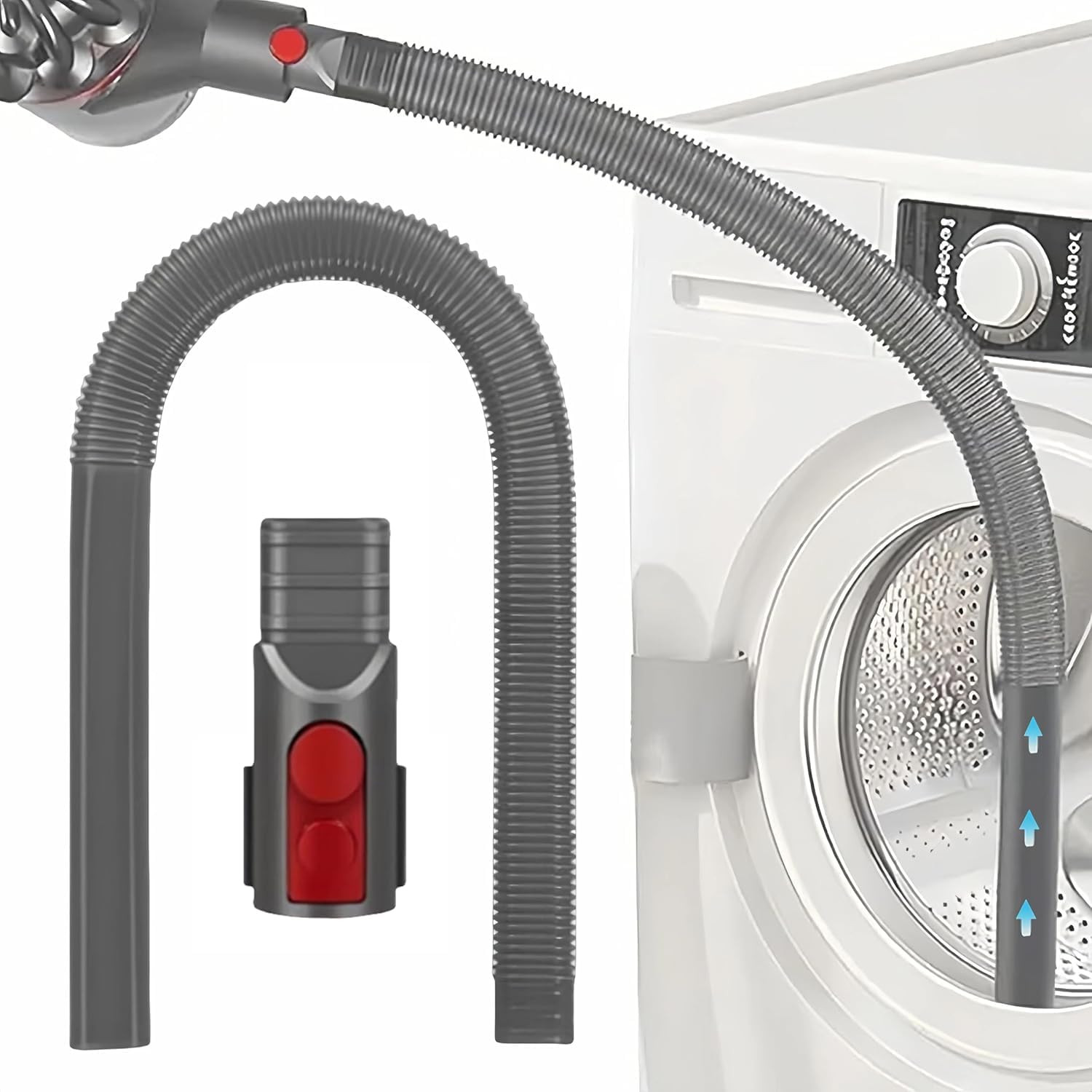 Dryer Vent Cleaning Kit Vacuum Attachment Hose Lint Cleaner Fire Prevention