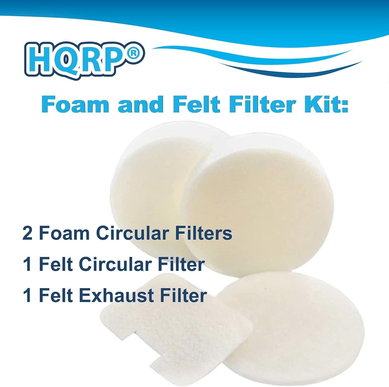 2x Foam and Felt Filters Kit for Shark Navigator Swivel NV26 Upright Vacuum