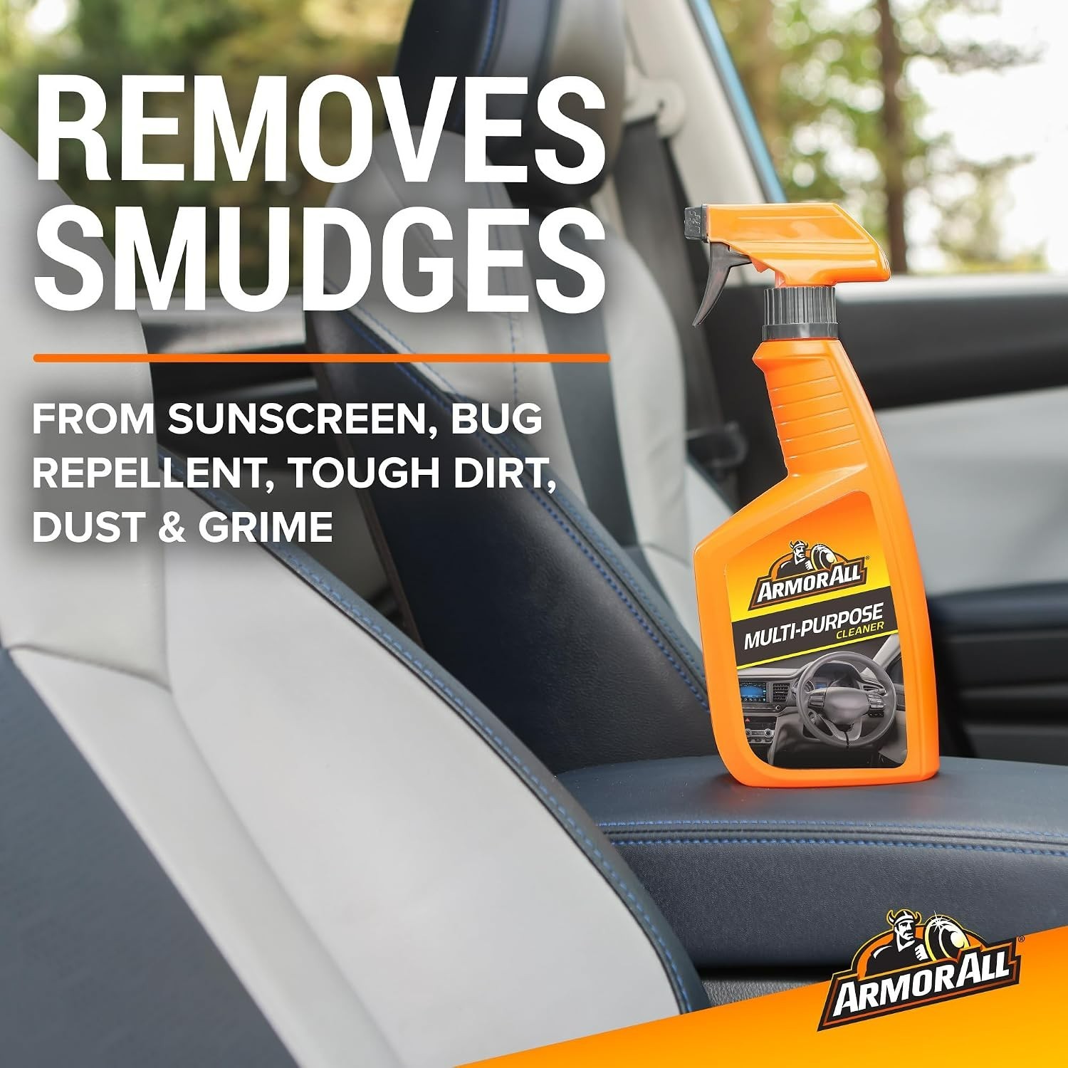 Multi-Purpose Car Cleaner Spray, New Car Scent, 16 Fl Oz | Interior car clean…