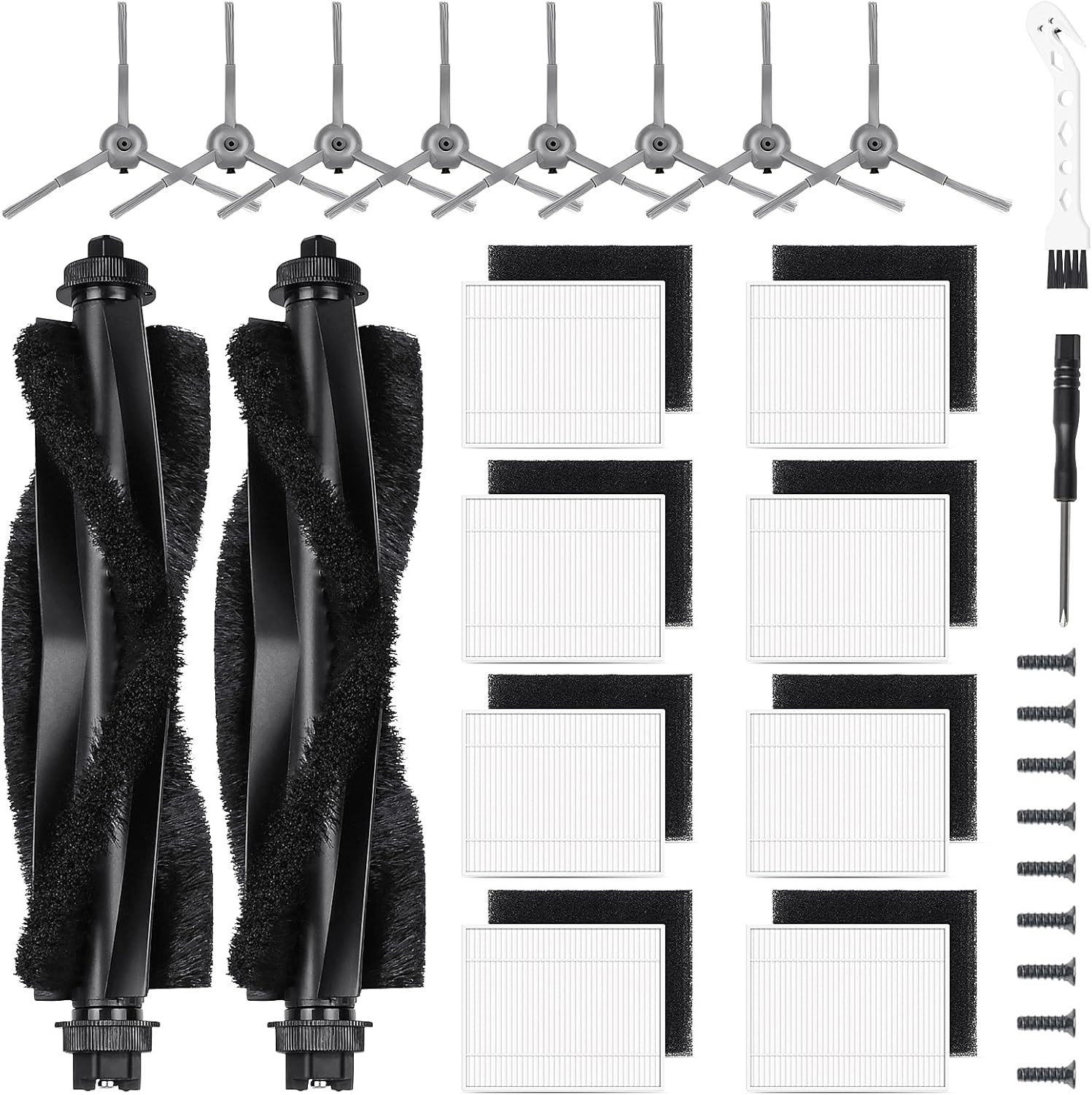 Accessories Kit for eufy L60 / L50 Vacuum Robot, Replacement Parts Include
