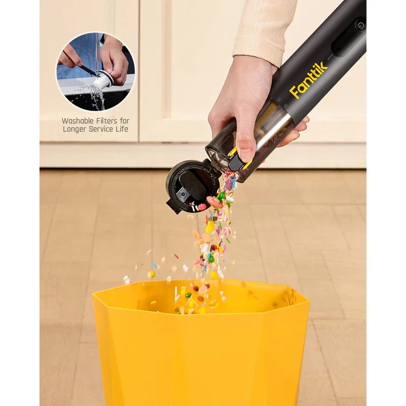 Fanttik Slim V10 APEX Cordless Car Vacuum 4-in-1 Multi-Function One-Button Dust