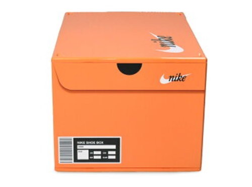 NIKE VINTAGE SHOES BOX China Shanghai Exclusive Orange Plastic og010-801a