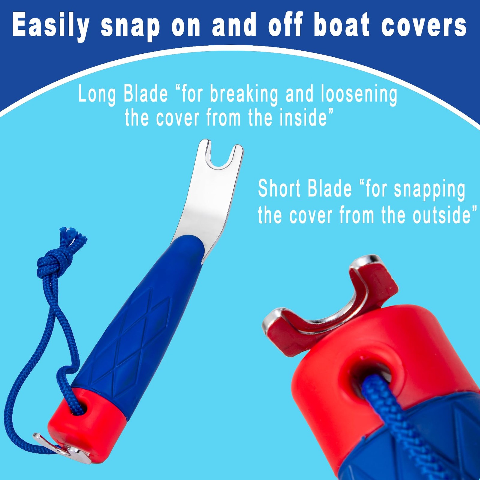 Top-Snapper Tool for Boat Canvas Snaps,Snap Tool for Boat Covers,Boat Cover