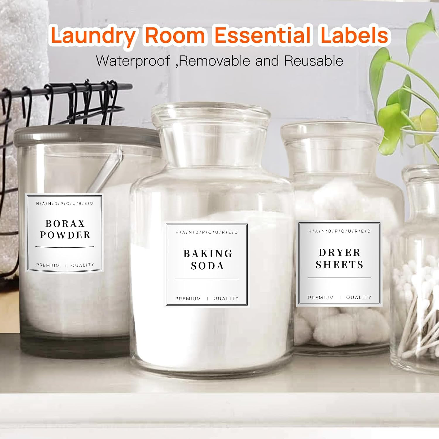 TESWEY Laundry Labels – 18PCS PVC Set for Organizing, Waterproof for Laundry